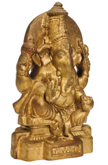 Fototapeta na wymiar Close-up of a figurine of Lord Ganesha