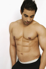 Fototapeta premium Close-up of a man posing