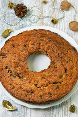 Chocolate biscuit with walnuts