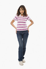 Portrait of a woman smiling