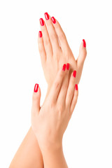 Manicured nails