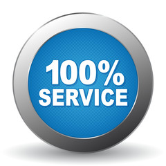 100% SERVICE ICON