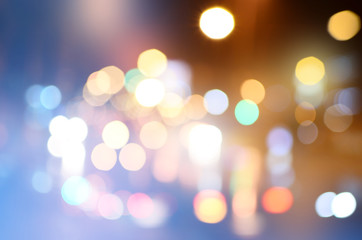 Abstract circular bokeh background of Christmaslight