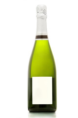 Champagne bottle.