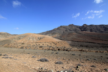 Paysage désertique (Fuerteventura - Espagne)