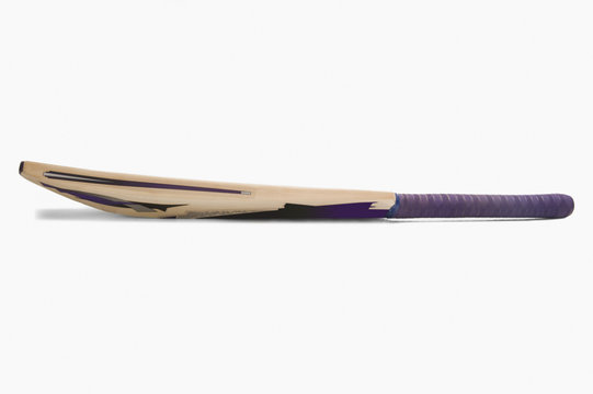 Close-up of a cricket bat