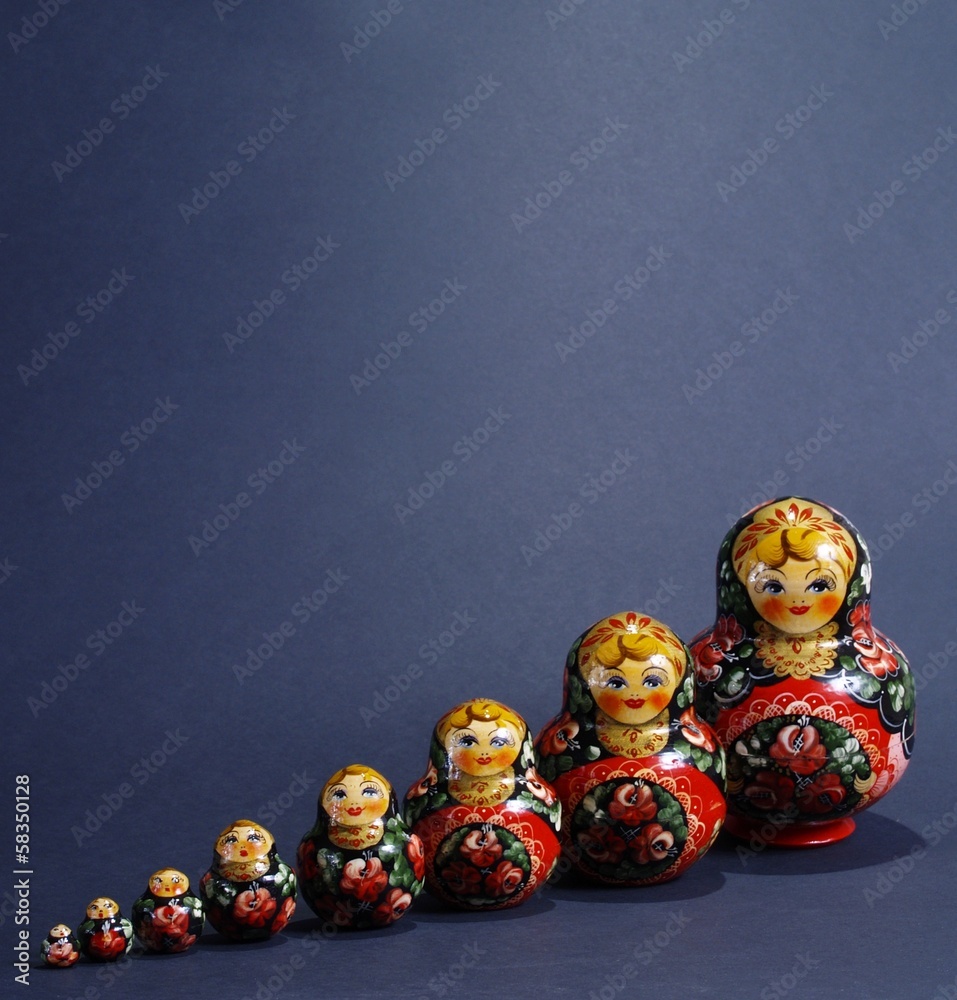 Wall mural Matryoshka