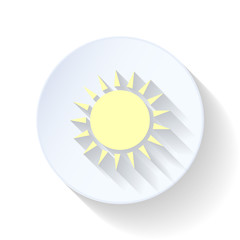 Sun flat icon