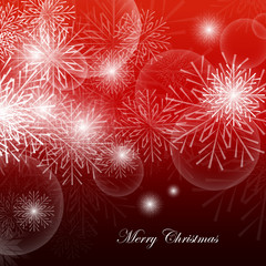 Festive Christmas Background - Vector Illustration