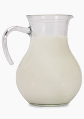 Close-up of a pitcher of milk