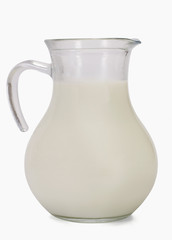 Close-up of a pitcher of milk