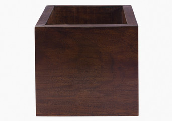 Close-up of a wooden box