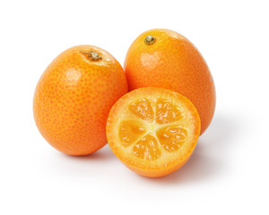 ripe kumquat fruits