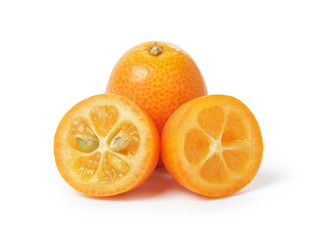 ripe kumquat fruits
