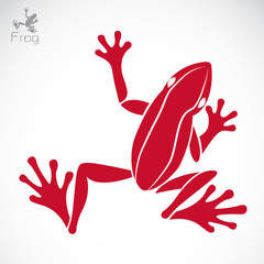 Obraz premium Vector image of an frog