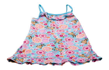 Close-up of a baby's frock