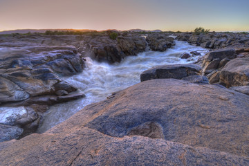 Obraz premium Orange River at Augrabies Gorge, Northern Cape, 