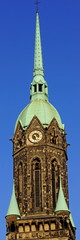 Fototapeta premium Turm der evangelischen Hauptkirche in MÖNCHENGLADBACH-RHEYDT