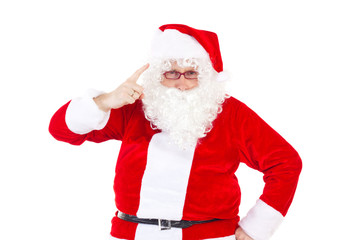 Santa Claus saying to you that you was not nice