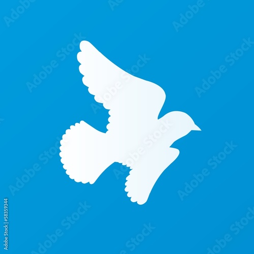 "White Bird" Stock image and royalty-free vector files on Fotolia.com