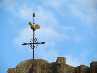 Marsilly - Clocher Eglise St-Pierre -Girouette avec coq