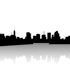 Fototapeta premium Sylwetki budynków