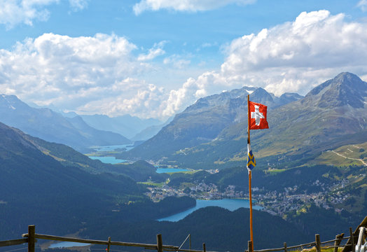 Engadin in der Schweiz
