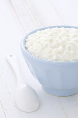 Delicious fresh and healthy cottage cheese