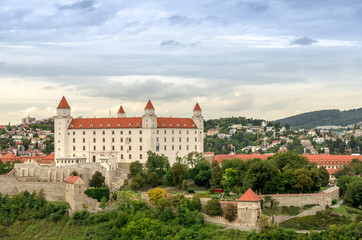 Naklejka na ściany i meble Zamek w Bratysławie, Słowacja