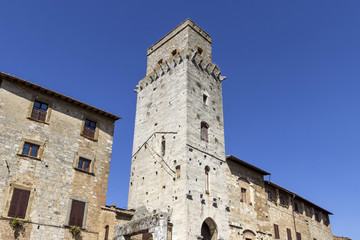 Fototapeta na wymiar San Gimignano, Toskania, Włochy