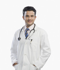 Fototapeta premium Portrait of a doctor smiling