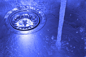 Kitchen sink drain