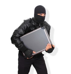 A thief with stolen case