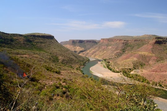 Panoramic View Of Blue Nile Valley