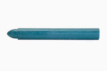 Close-up of a blue crayon
