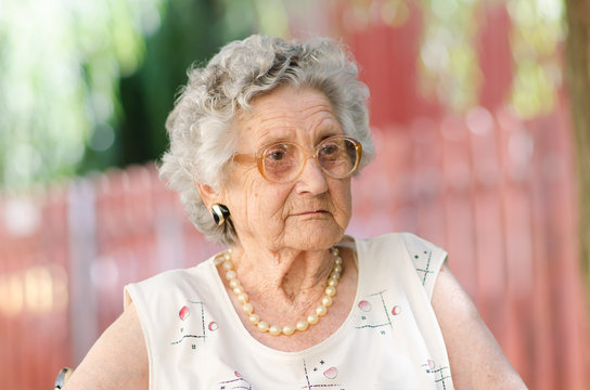 elderly woman