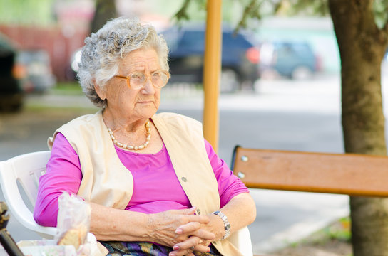 elderly woman