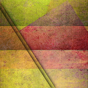 yelow and red grunge geometric background card