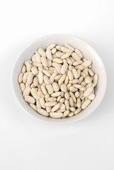 white beans on bowl