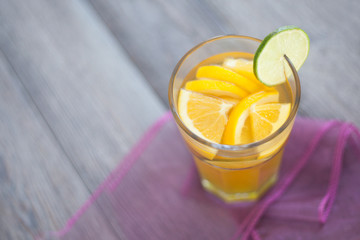 Citrus flavour tea