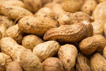 Background of peanuts. macro