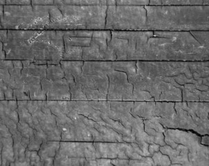 background of old cracked rubber