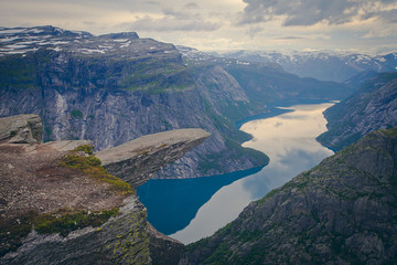 Fototapeta na wymiar Norwegia Norwegian Krajobraz
