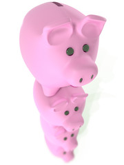 piggy bank stack