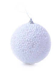 Christmas ball, isolated on white