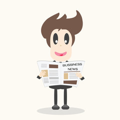 Business news,newspaper.