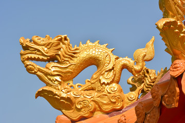 Fototapeta na wymiar Dragon religious decoration