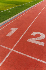 Sport running track