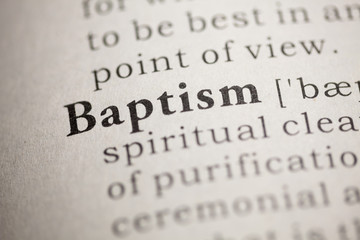 Obraz premium Baptism