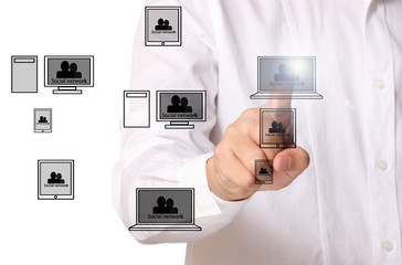  pressing modern social buttons